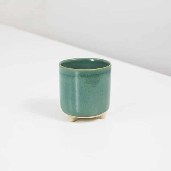 tribeca glazed ceramic plant pot aqua green tribeca glazed ceramic plant pot aqua green