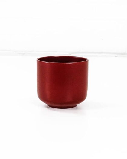 bari ceramic plant pot red