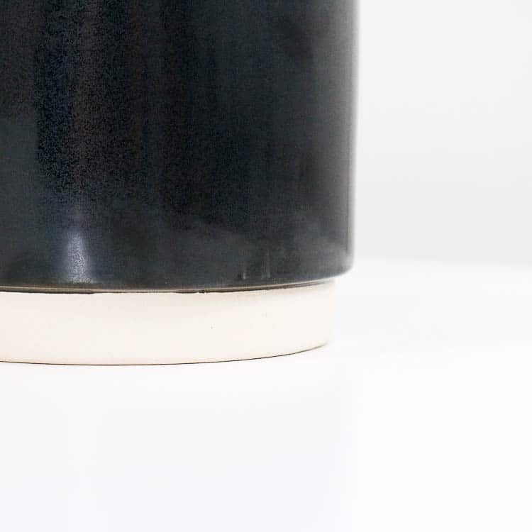 two-tone grey white plant pot 3 two-tone grey white plant pot ceramic indoor