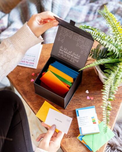 a year of dates dating cards gift