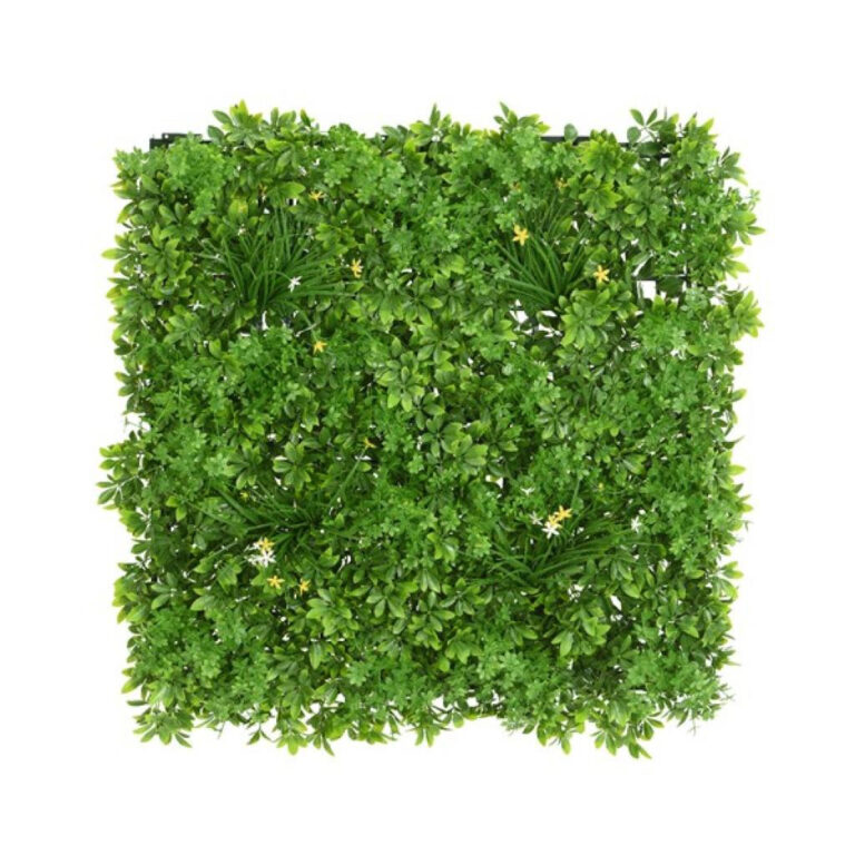 Mixed Leaf Artificial Plant Wall (1x1m) Fake Living Wall